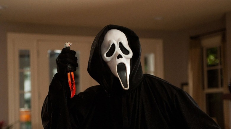 Ghostface with knife