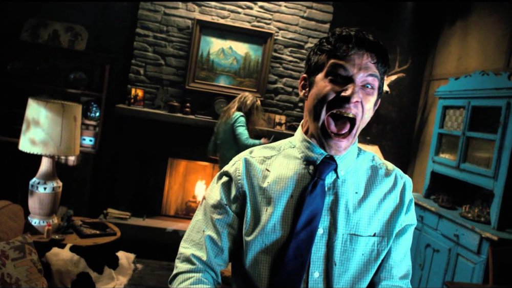 Tyler Posey possessed in Scary Movie V