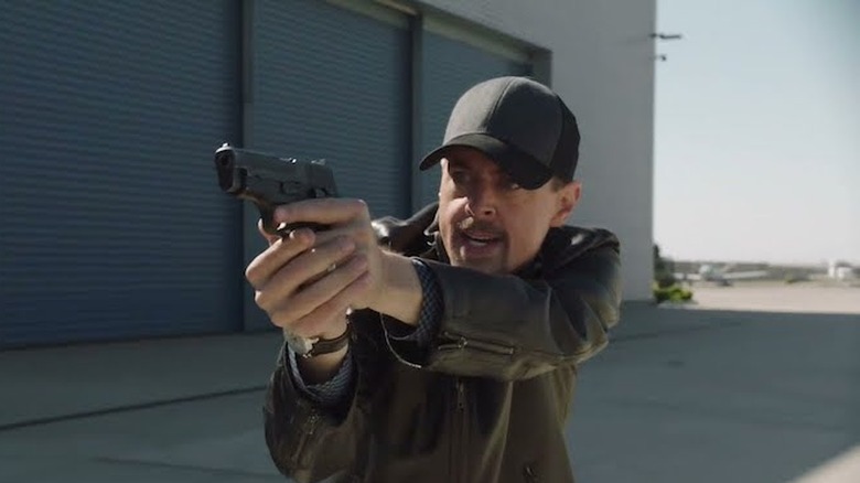 McGee pointing gun NCIS