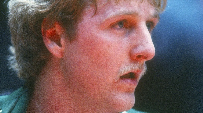 Larry Bird with the Boston Celtics