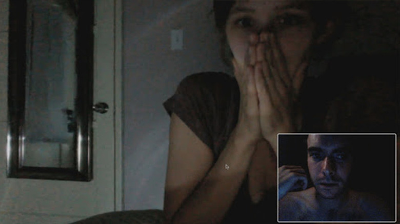 Emily and boyfriend's Skype call