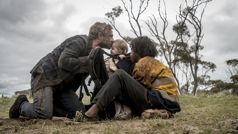 Martin Freeman with baby