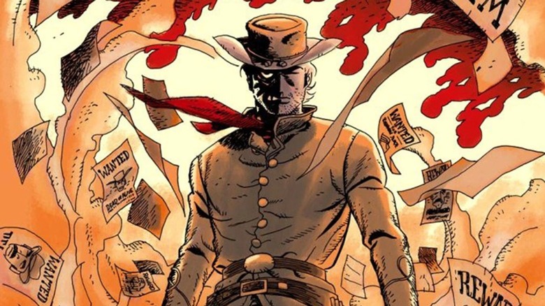 Jonah Hex with wanted posters