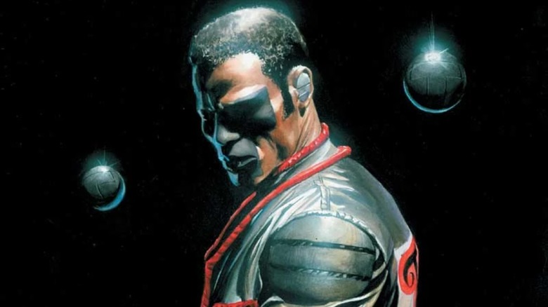 Mr. Terrific looking down