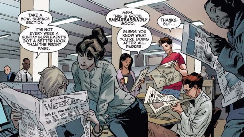 Peter Parker as a Science News Editor