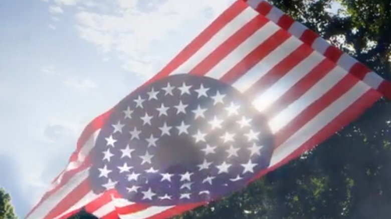 An alternate American flag from the HBO Watchmen series Instagram page