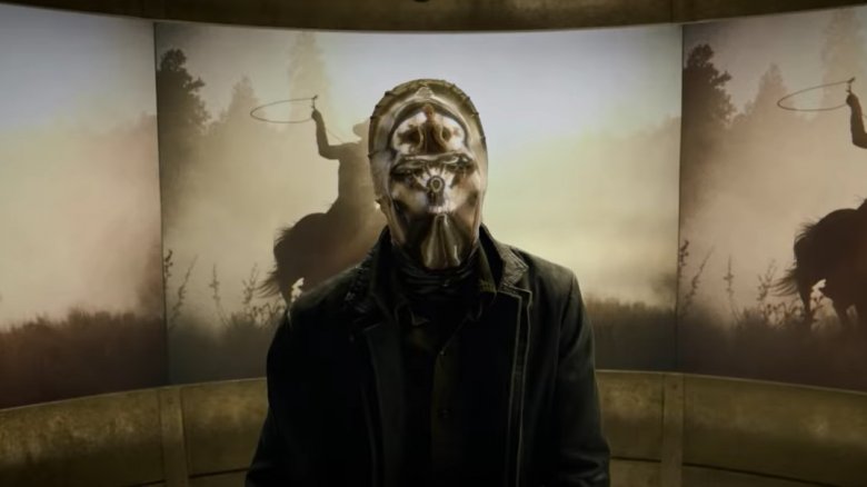 An unidentified masked character appearing in HBO's Watchmen teaser trailer