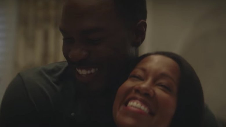 Yahya Abdul-Mateen II as Cal Abraham and Regina King as Angela Abar in the teaser trailer for HBO's Watchmen 