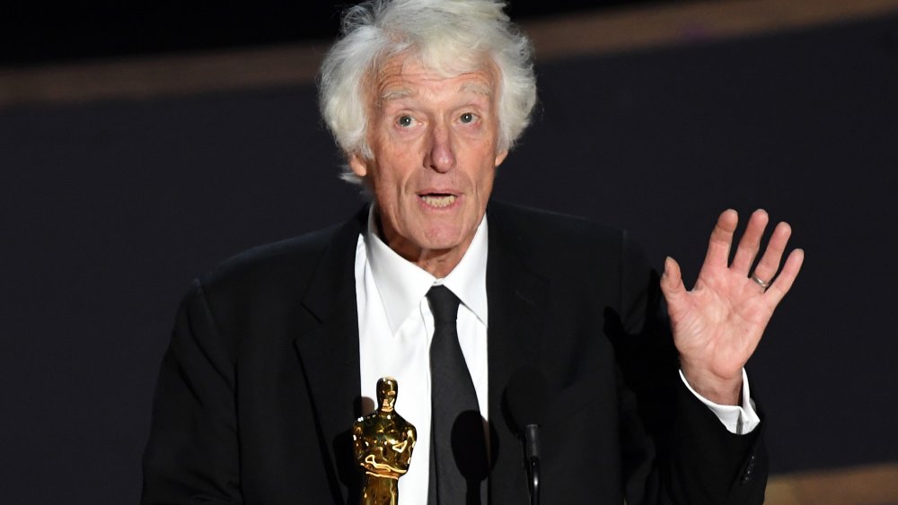 Roger Deakins, accepting his award for Best Cinematography in 1917 during the 2020 Oscars