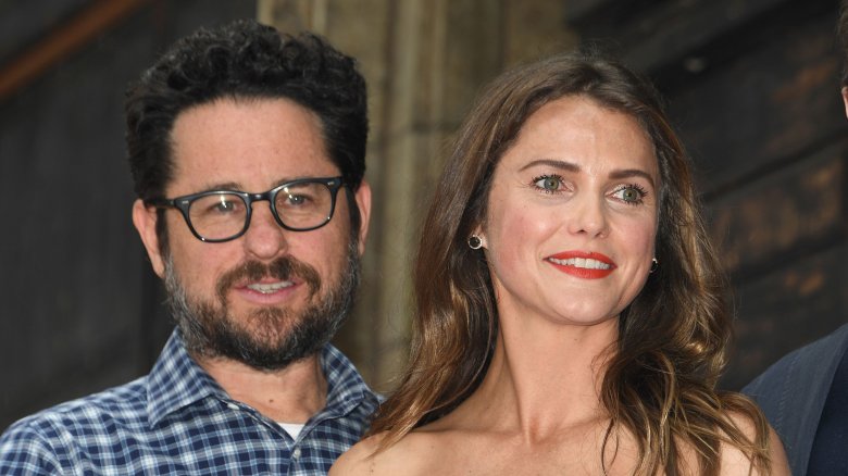 J.J. Abrams and Keri Russell