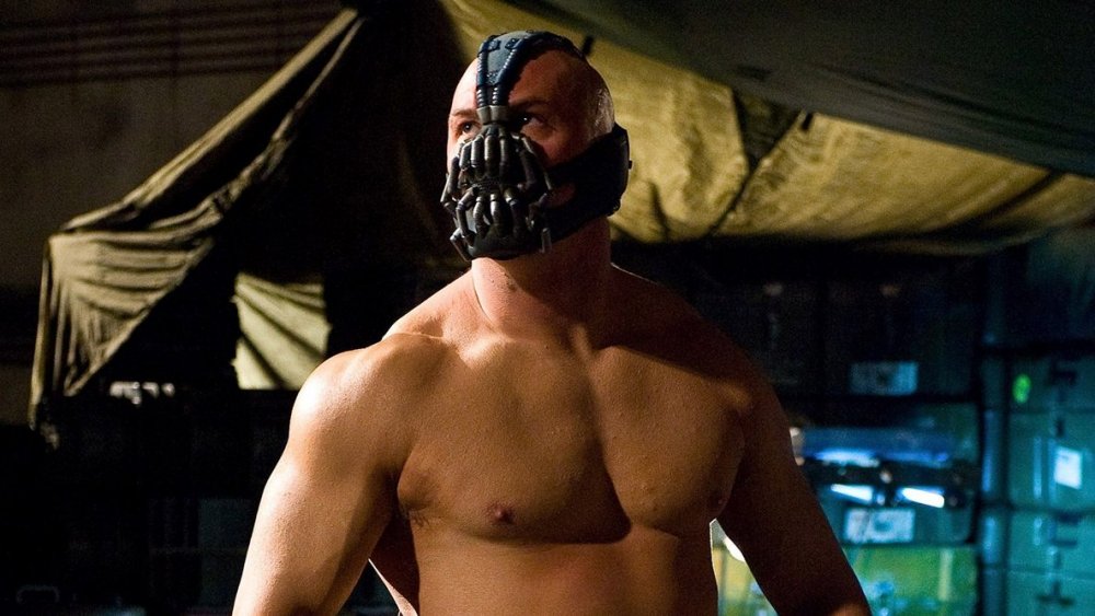 Tom Hardy as Bane in The Dark Knight Rises