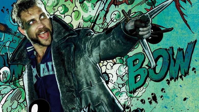 Jai Courtney as Captain Boomerang in promo art for Suicide Squad