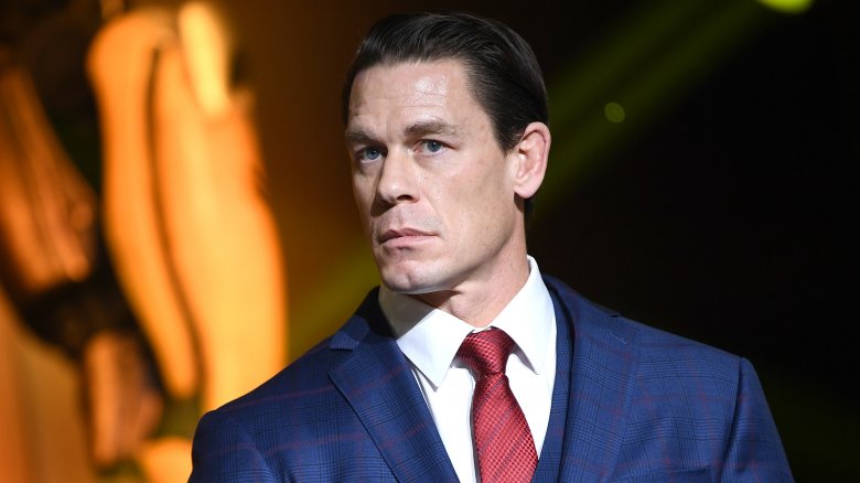 John Cena at a Beijing press conference for Bumblebee