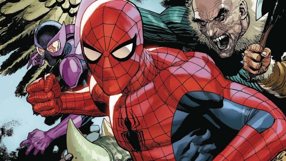 Spider-Man on the cover of 2019's Amazing Spider-Man #17