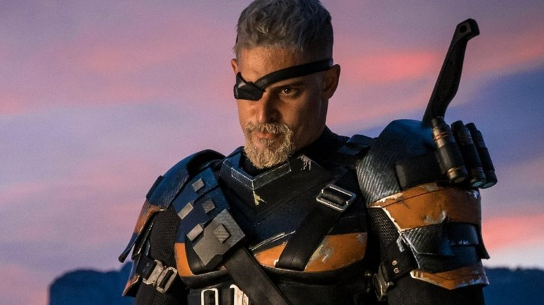 Deathstroke without his helmet