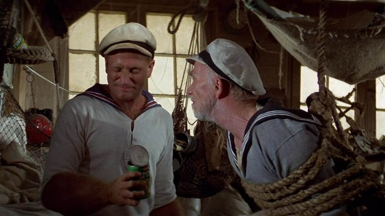 Popeye looking at can by Poopdeck Pappy