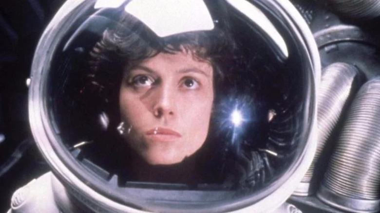 Ellen Ripley in her spacesuit