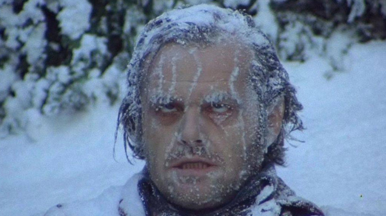 Jack Torrance frozen to death