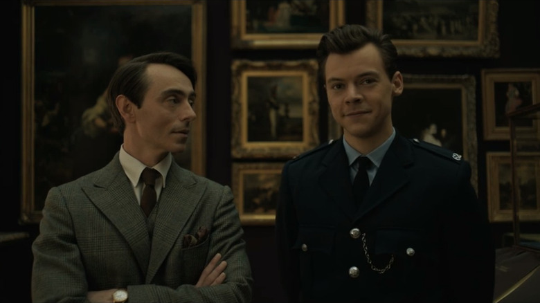 Harry Styles and David Dawson talking