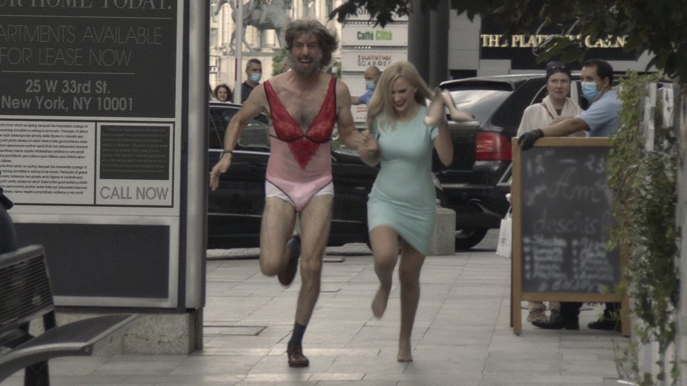 Sacha Baron Cohen and Maria Bakalova in Borat 2 