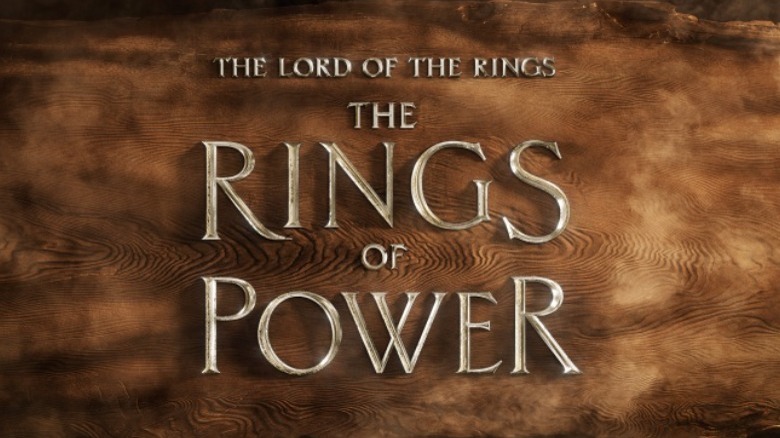 "The Lord of the Rings: The Rings of Power" title card