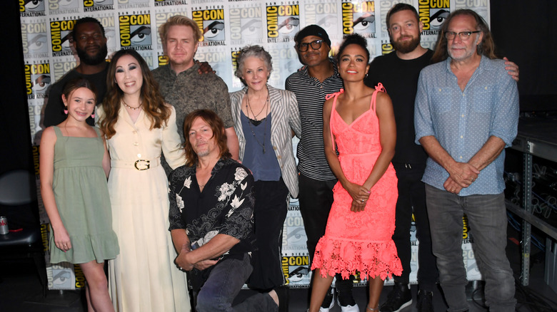 The cast of The Walking Dead at San Diego Comic-Con