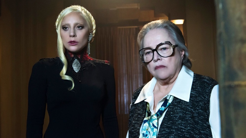 The Countess and Iris stare