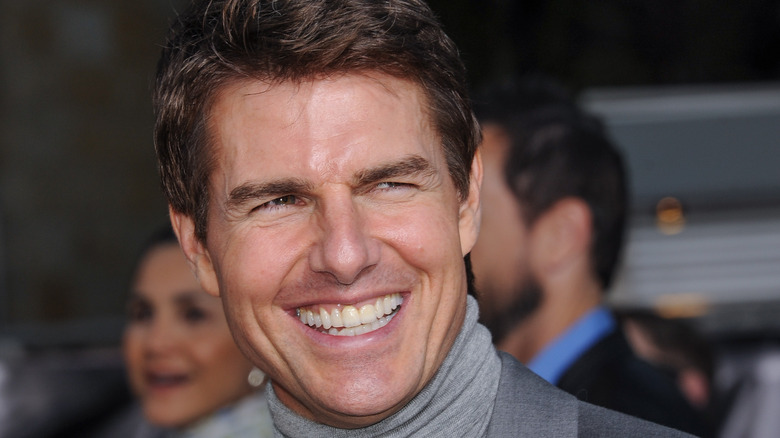 Tom Cruise smiling