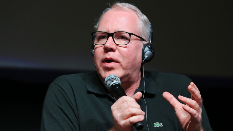 Bret Easton Ellis on a panel