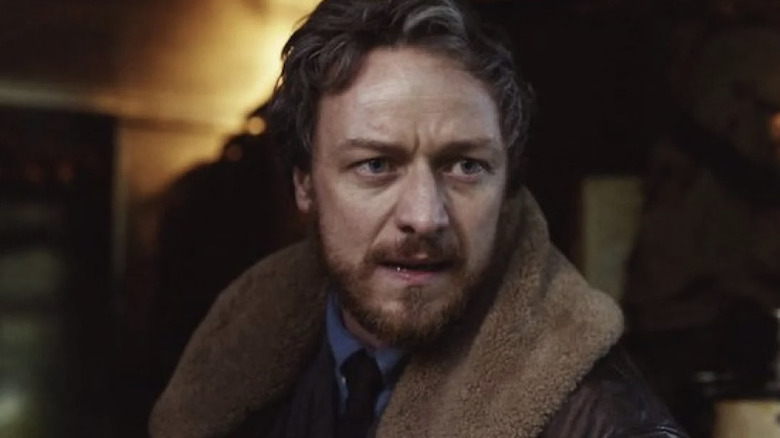 James McAvoy as Asriel looking angry