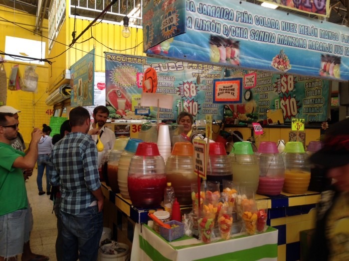 agua fresca stand