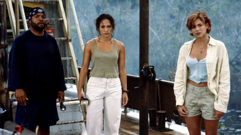 Ice Cube, Jennifer Lopez, and Kari Wuhrer in Anaconda