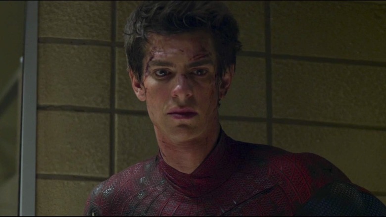 Andrew Garfield appears as Peter Parker 