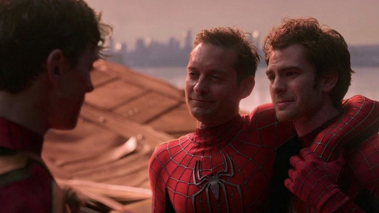 Three Spider-Men say goodbye