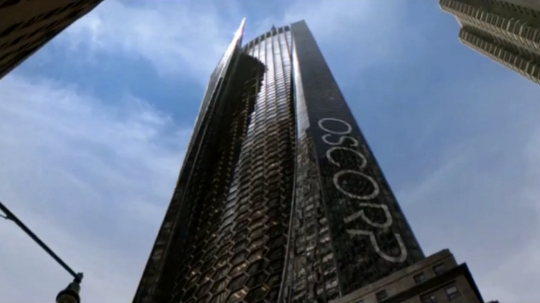 Oscorp Tower skyline