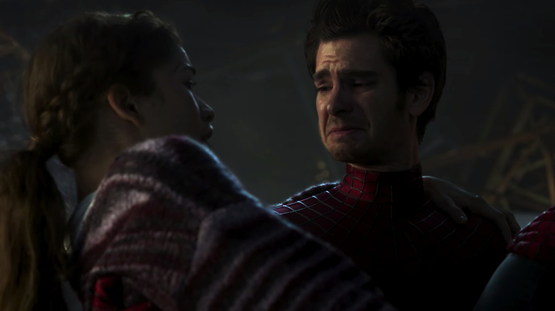 Peter saves MJ