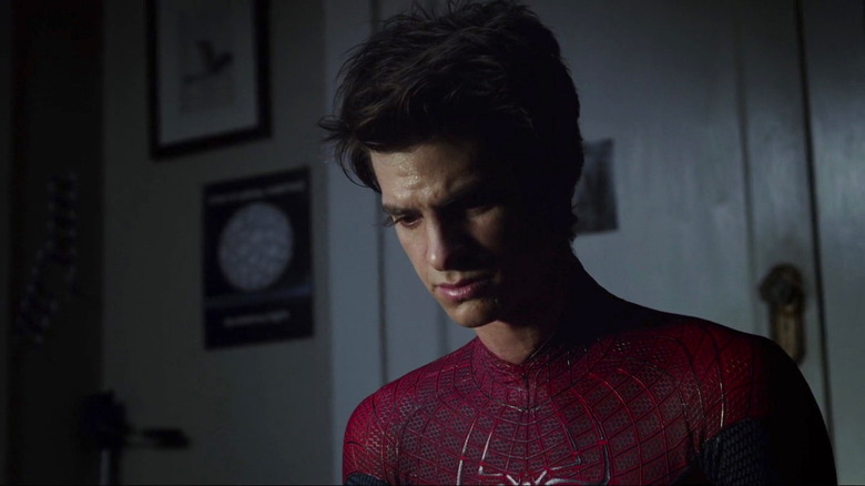 Peter Parker looking remorseful