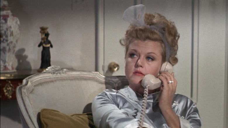 Angela Lansbury talking on the phone