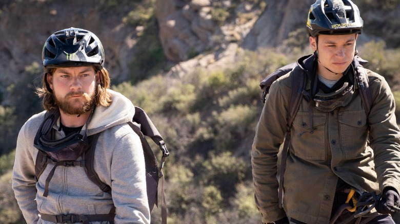 Darren and J hiking