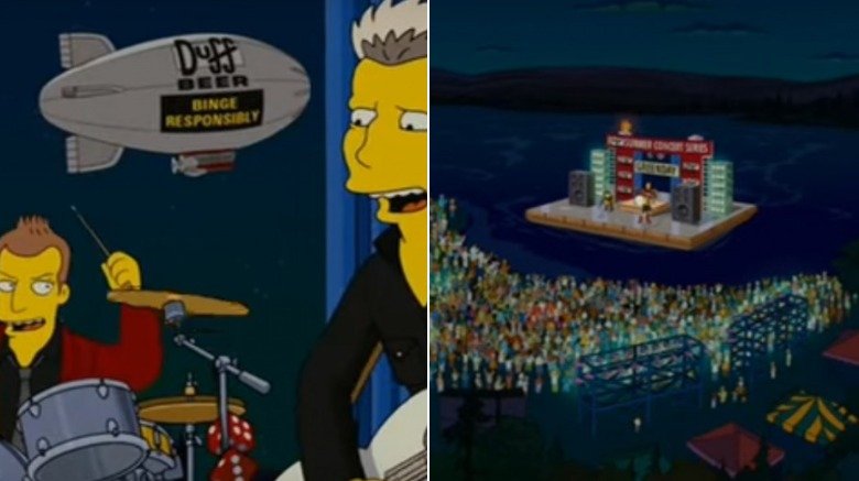 Green Day in The Simpsons Movie