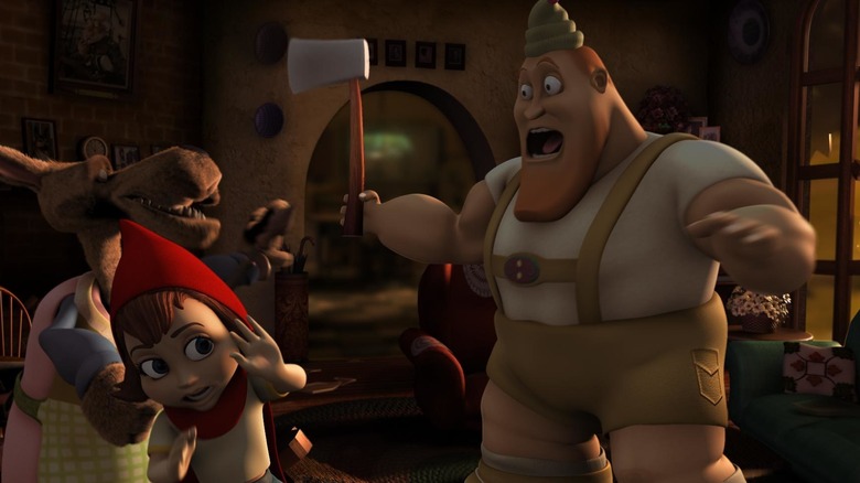 Horrifying CGI characters from "Hoodwinked!"