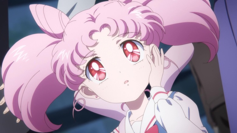 Chibi-Usa looking surprised