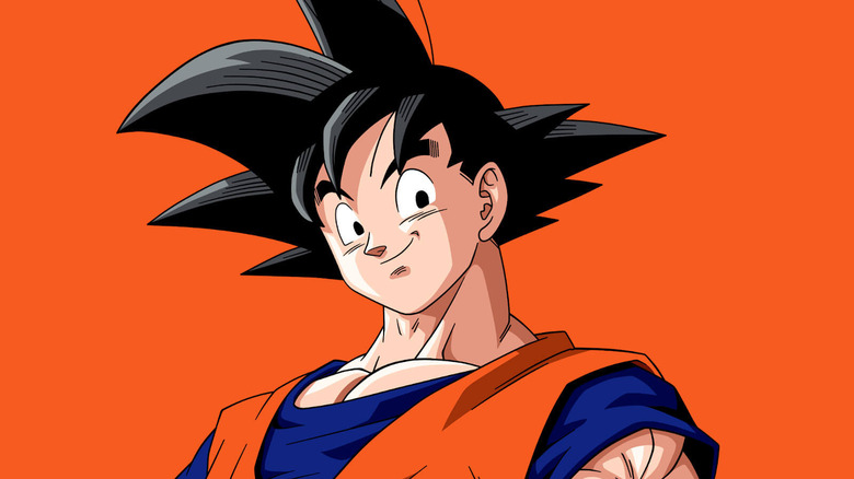 Goku smiling