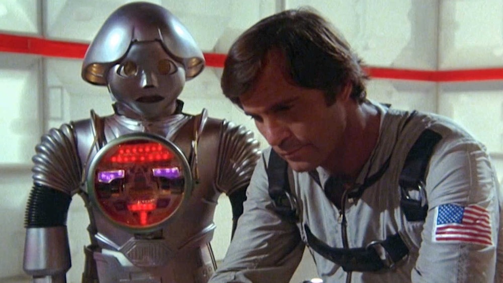 Twiki consoling Buck Rogers