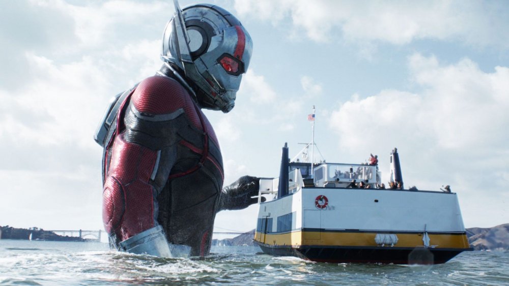 Paul Rudd as Giant Man in Ant-Man and the Wasp