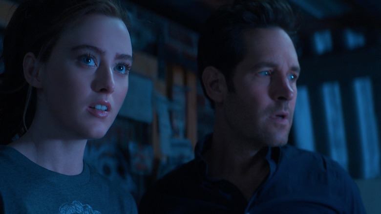 Cassie and Scott looking concerned in Ant-Man and the Wasp: Quantumania