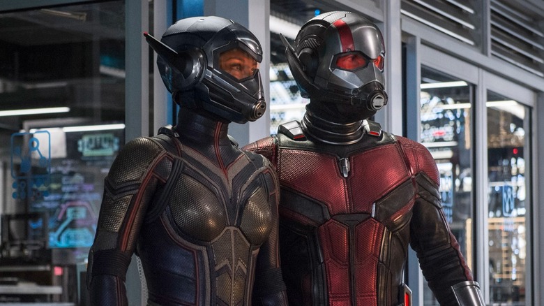 Wasp and Ant-Man standing together