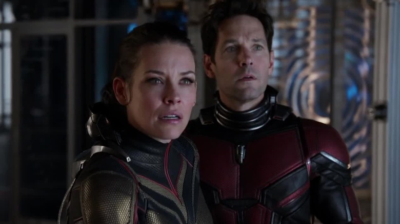 Wasp and Ant-Man looking perplexed