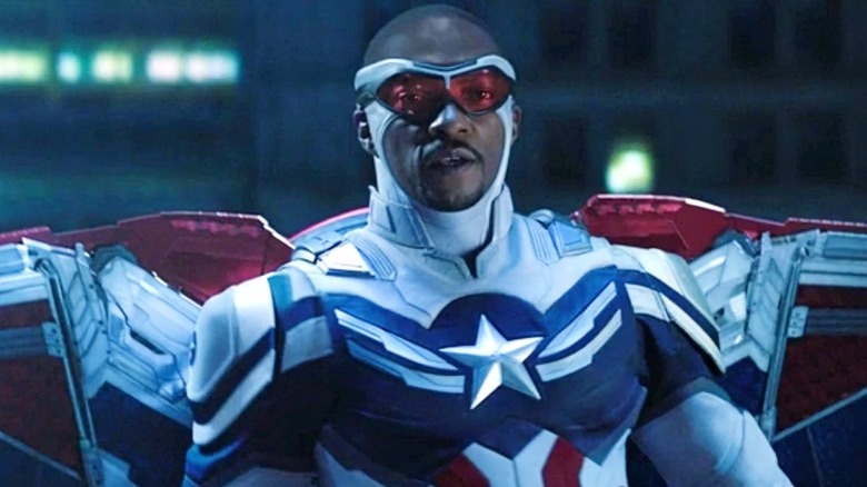 Sam Wilson smirking