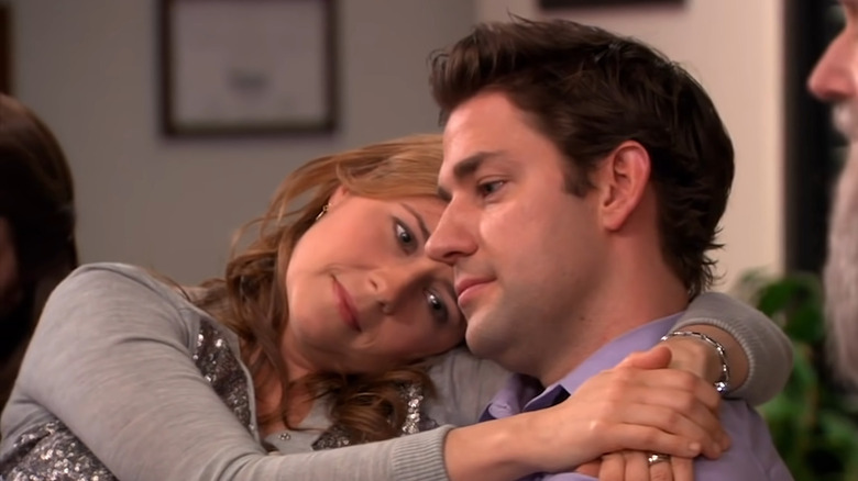 Jim and Pam in the series finale